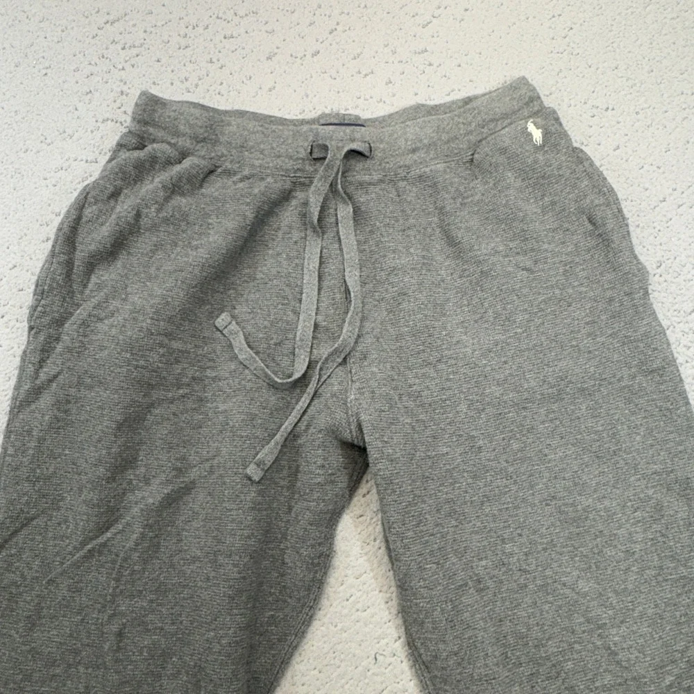 Polo Ralph Lauren Pants Mens Large Waffle Knit Thermal Pajama Sweatpants Joggers